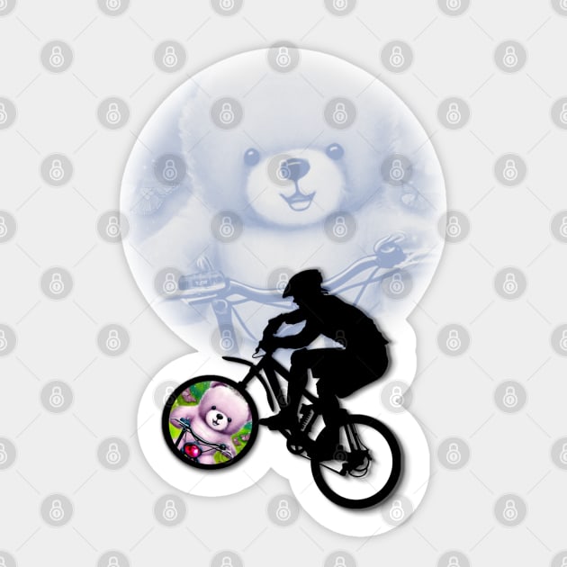 Bike Riding Sticker by KC Morcom aka KCM Gems n Bling aka KCM Inspirations